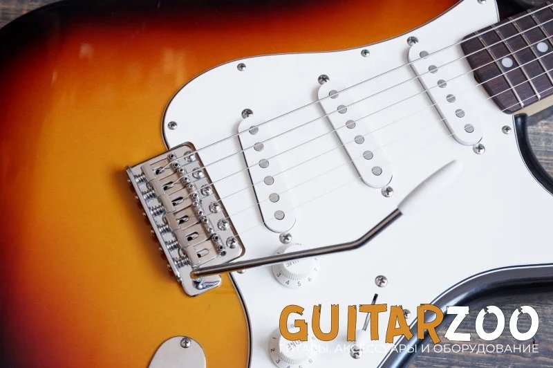 Электрогитара Squier Japan SST-33 3TS Silver Series Stratocaster — фото 2
