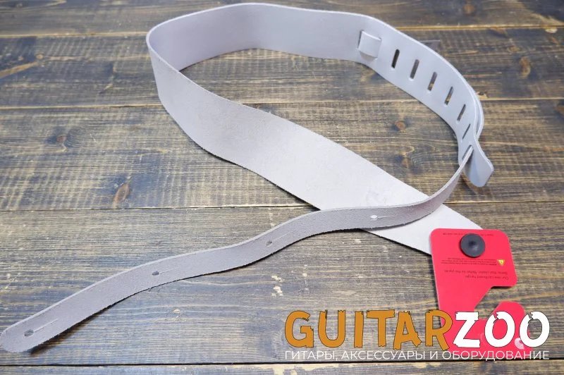 Ремень для гитары Planet Waves 25BL02 Basic Classic Кожаный, белый — фото 3