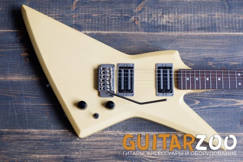 Электрогитара Aria Pro II ZZ Deluxe PW Explorer — фото 3