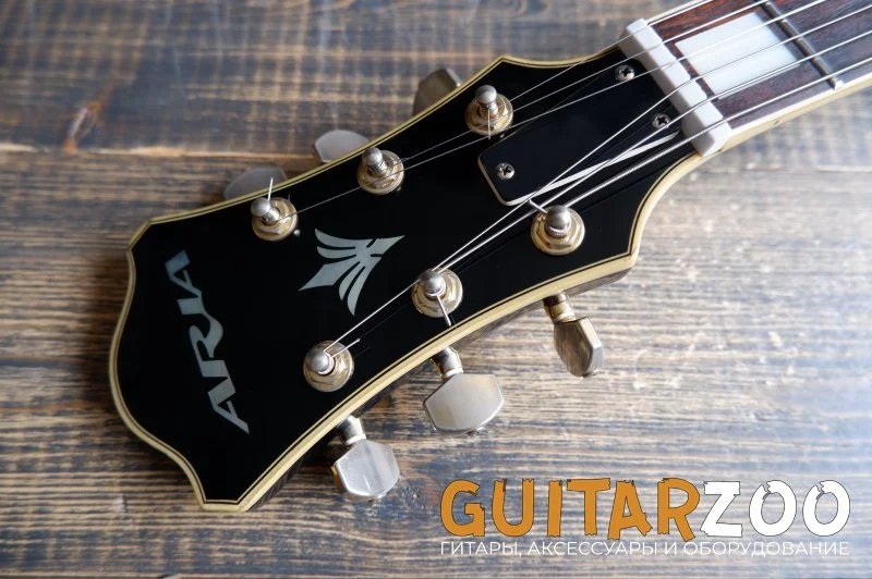Полуакустическая гитара Aria Pro II TA-65 BLK — фото 12