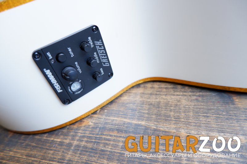 Электроакустическая гитара Gretsch G-5022CWFE WH Rancher Falcon Jumbo — фото 13